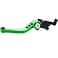 Modengzhe Clutch Brake Handle Levers2 PCS Aluminum Alloy Motorbike Brake Clutch LeverGreen