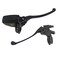 XDF 78 Handlebar Brake Master Cylinder Clutch Lever Left Clutch Right Brake Master Cylinder Compatible for Motorcycle Black