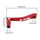 GOOFIT 2 Red Folding Gear Shifter Lever Replacement for 50cc 70cc 90cc 110cc 125cc 150cc 160cc Chinese Motorcycle Pit Dirt Bike
