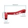 GOOFIT 2 Red Folding Gear Shifter Lever Replacement for 50cc 70cc 90cc 110cc 125cc 150cc 160cc Chinese Motorcycle Pit Dirt Bike