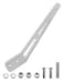 Qnbes 10 Inch Bent Shifter Handle Lever Compatible with Tremec T5 T45 T56 Fit for Mustang Hurst