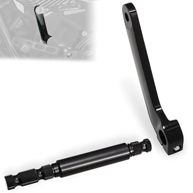 WOWTK Inner Shift LeverShaftShifter Shaft LeverGear Shift for Harley Touring 19832016 Electra Glide Road Glide Road King Street Glide FLTFLHTReplace for 3370982A3371882BBlack