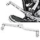 Dreamseek Motorcycle Heel Toe Shifter Lever Shift Peg for Harley FL SoftailTouring Road King Street GlideTri Glide Trikes Chrome