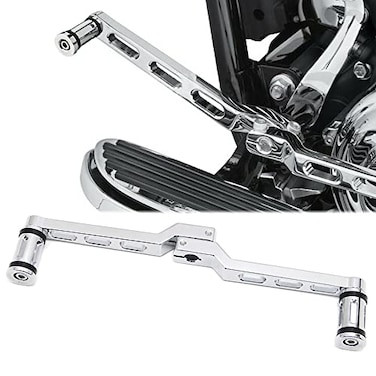 Dreamseek Motorcycle Heel Toe Shifter Lever Shift Peg for Harley FL SoftailTouring Road King Street GlideTri Glide Trikes Chrome