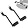 WOWTK Front and Rear Levers wShifter Pegs HeelToe Shift Pegs for Harley 19862017 FL Softail 1988later Touring Road King Street Glide Electra Glide and 2008later Trike Black