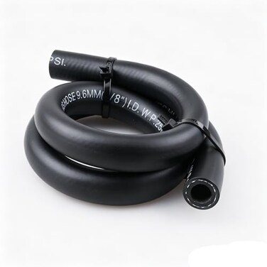 AC PERFORMANCE 38 ID NBR Push on Hose Fuel Line 2FT Black