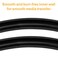 DERPIPE NBR Fuel Line Hose 14 Inch ID Push on Fuel Hose for Small Engines Gas Oil Coolants 10 Ft