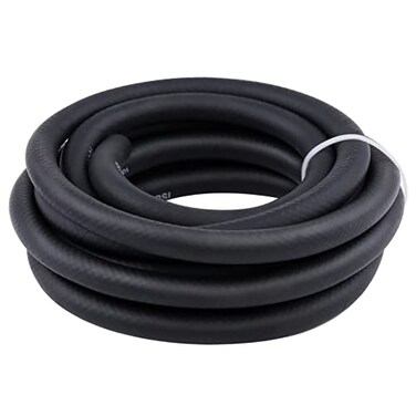 DERPIPE NBR Fuel Line Hose 14 Inch ID Push on Fuel Hose for Small Engines Gas Oil Coolants 10 Ft