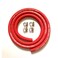 FCNFLZF Fuel Line Hose 5AN 516 inch High Pressure Hose 28Mpa 400PSI 8mm 5FT for Fuel Systems Engines Tube Hose Multiple Size OptionsImplementation StandardsEN854Red Attached Hose Clamp