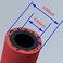 FCNFLZF Fuel Line Hose 5AN 516 inch High Pressure Hose 28Mpa 400PSI 8mm 5FT for Fuel Systems Engines Tube Hose Multiple Size OptionsImplementation StandardsEN854Red Attached Hose Clamp