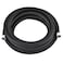 Piodelo 8AN 20FT PTFE Fuel Line Hose E85 Stainless Steel Nylon Braided Fuel Hose Compatible with all Automotive Fuels Lubricants and Coolant Black