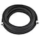 Piodelo 8AN 20FT PTFE Fuel Line Hose E85 Stainless Steel Nylon Braided Fuel Hose Compatible with all Automotive Fuels Lubricants and Coolant Black