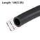 uxcell Lubricating Oil Hose 14mm ID 18mm OD 33ft Rubber Water Hose Black 2 Clamps
