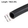 uxcell Lubricating Oil Hose 14mm ID 18mm OD 33ft Rubber Water Hose Black 2 Clamps