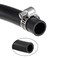 uxcell Lubricating Oil Hose 14mm ID 18mm OD 33ft Rubber Water Hose Black 2 Clamps