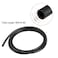 uxcell Lubricating Oil Hose 18 ID x 316 OD 5m Black Rubber Tubing Water Hose