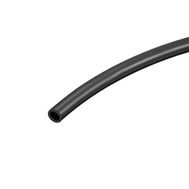 uxcell Lubricating Oil Hose 18 ID x 316 OD 5m Black Rubber Tubing Water Hose