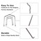ASTAMOTOR 154 23 Radiator Hose Retaining Spring Horse Shoe Clip Clamp Fit For BMW E39 E38 E60 E90 745Li X5 E46 325i 328i M3 540i 740iL 740i 2 Pack