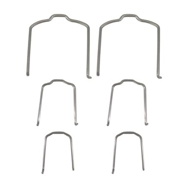 ASTAMOTOR 154 23 Radiator Hose Retaining Spring Horse Shoe Clip Clamp Fit For BMW E39 E38 E60 E90 745Li X5 E46 325i 328i M3 540i 740iL 740i 2 Pack
