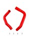 OHOB-COOL OHOBCOOL Silicone Radiator Hose For Chevrolet Nova With Clamps 19681974 73 72 71 70 69 red