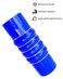 QLZOZB Silicone Upper Radiator Hose Fit for Peterbilt Kenworth 25 ID Coolant Hose Replace F506308 28359