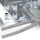Hypertune Universal 48inch Flexible Radiator Coolant Hose Stainless Steel Kit with 4Pcs Cap Clamp Silver