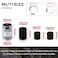 Hypertune Universal 48inch Flexible Radiator Coolant Hose Stainless Steel Kit with 4Pcs Cap Clamp Silver