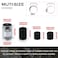 Hypertune Universal 48inch Flexible Radiator Coolant Hose Stainless Steel Kit with 4Pcs Cap Clamp Silver