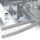 Hypertune Universal 48inch Flexible Radiator Coolant Hose Stainless Steel Kit with 4Pcs Cap Clamp Silver