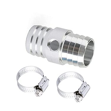 Yemtuls 114 to 114 OD with 18 NPT Side Port Radiator Hose Barb Coupler for Install LS Swap SteamCoolant Crossover Device