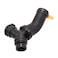 VIKKSAER DR3Z8566A Engine Coolant Hose Connector TConnector Hose BR3Z8566B Replacement for Ford F series 150 Mustang