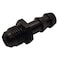 STEBER 6AN Flare to 14 Hose Barb Fuel Line Fitting Adapter Aluminum 6 AN Male to 14 Pushon Barbed Pipe Connector Black