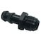 STEBER 6AN Flare to 38 Hose Barb Fuel Line Fitting Adapter Aluminum 6 AN Male to 38 Pushon Barbed Pipe Connector Black