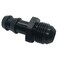 STEBER 6AN Flare to 516 Hose Barb Fuel Line Fitting Adapter Aluminum 6 AN Male to 516 Pushon Barbed Pipe Connector Black