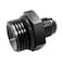 STEBER 6AN Male Flare to 8AN Male Fuel Pump Rail Fitting Aluminum Hose Adapter with AN8 Oring Boss ORB