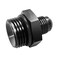 STEBER 6AN Male Flare to 8AN Male Fuel Pump Rail Fitting Aluminum Hose Adapter with AN8 Oring Boss ORB