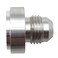 AFATEBOX 6AN Weld On Bung Fuel Hose Fitting Weldable 6 AN Male Flare Thread Natural Aluminum Pipe Adapters with Step