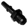 AFATEBOX 8AN Male to 38 SAE Quick Disconnect Male PushOn EFI Fitting Fuel Rail Hose Line Adapter Aluminum Black