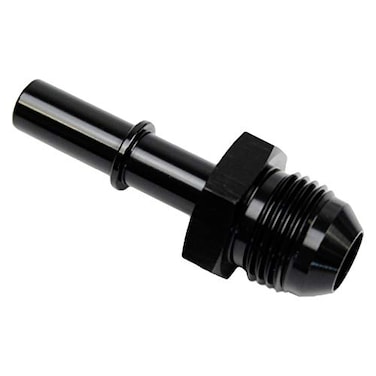 AFATEBOX 8AN Male to 38 SAE Quick Disconnect Male PushOn EFI Fitting Fuel Rail Hose Line Adapter Aluminum Black