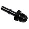 AFATEBOX 8AN Male to 38 SAE Quick Disconnect Male PushOn EFI Fitting Fuel Rail Hose Line Adapter Aluminum Black