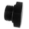 AFATEBOX 8AN Port Plug O Ring Boss AN 8 Male Seal Nut Block Off Cap Aluminum Fuel Fitting Adapter Hex Plugs with 08 ORB Black