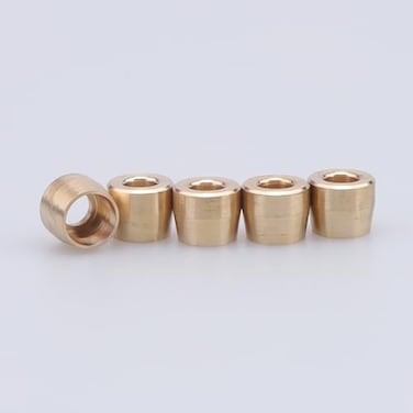 AC PERFORMANCE 3 AN Brass Olive Inserts fit for AN3 PTFE Teflon Fuel Line Hose End Fitting Pack of 5