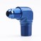 AC PERFORMANCE 90 Degree Elbow 6 AN Male to 38 NPT Male Fitting Adapter Connector Aluminum Blue