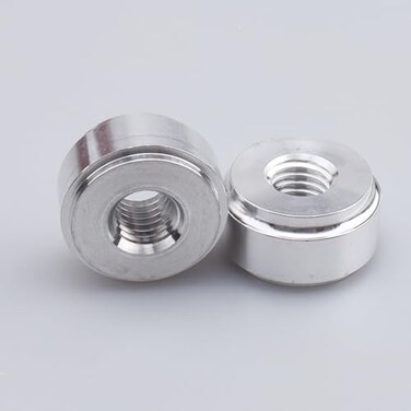 AC PERFORMANCE M10x15 Female Weld On Bung Fitting Aluminum 2PCS