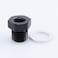 AC PERFORMANCE Reducing Bush Female 18 NPT to Male Metric M14 x 15mm Adapter Aluminum Black