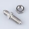 AC PERFORMANCE Stainless Steel 3 AN Male to 3 AN Male Flare Bulkhead Brake Hose Fitting with Bulkhead Lock Nut
