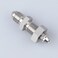 AC PERFORMANCE Stainless Steel 3 AN Male to 3 AN Male Flare Bulkhead Brake Hose Fitting with Bulkhead Lock Nut