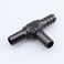 AC PERFORMANCE T Splitter 10MM Barbed Tee Fitting Aluminum Black