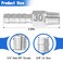 Ahuliao Anti Siphon Valve Marine Anti Siphon Valve 14 NPT Threads 38 ID Boat Fuel Tank Siphon Valve Aluminum Antisiphon Valve