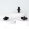 APIELE 4AN Male Flare to 18 NPT Black Aluminium Straight Fitting Adapter 2PCS STL4AN18NPT